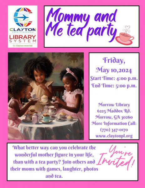 Image for event: Mommy and Me Tea Party