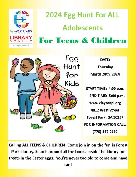 Image for event: Teens and Children Easter Egg Hunt