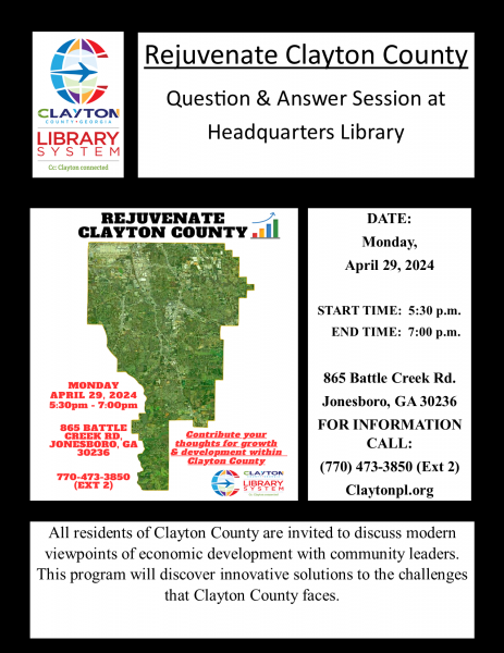 Image for event: Rejuvenate Clayton County