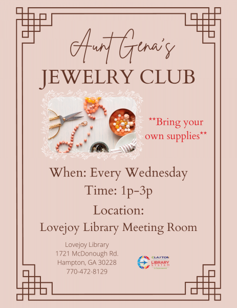 Image for event: Aunt Gena's Jewelry Club