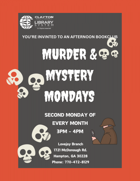 Image for event: Murder &amp; Mystery Mondays