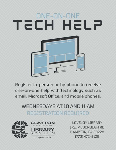 Image for event: One-on-One Tech Help