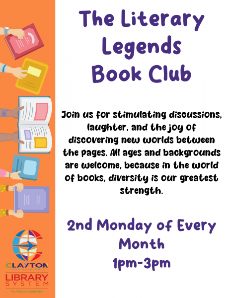 Image for event: Literary Legends Book Club