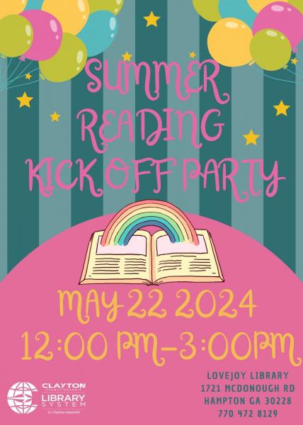 Image for event: Summer Reading Kick Off